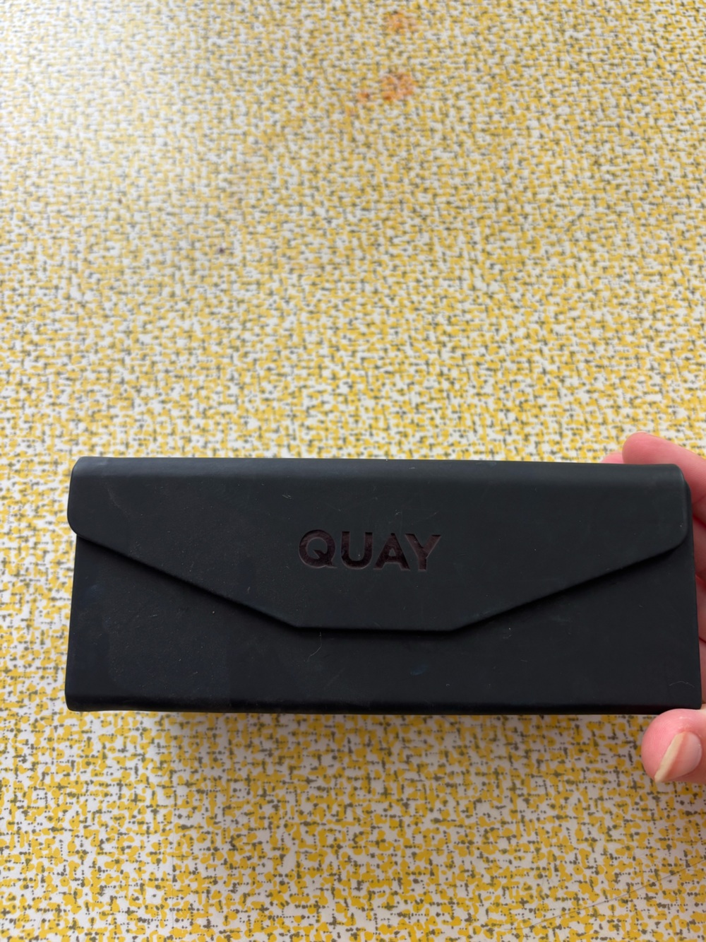 Quay Australia Black Silicone Sunglasses Case